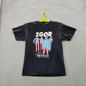 Tyler The Creater Women Shirt M Black Graphic Print IGOR Puppets Band 2019 Tee